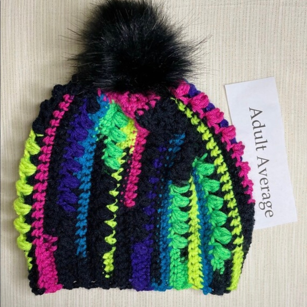 Handmade Crochet Winter Beanie Adult